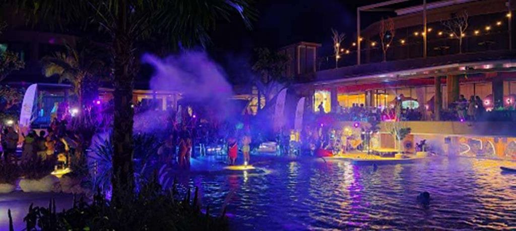ART NEW YEAR Pool Party
