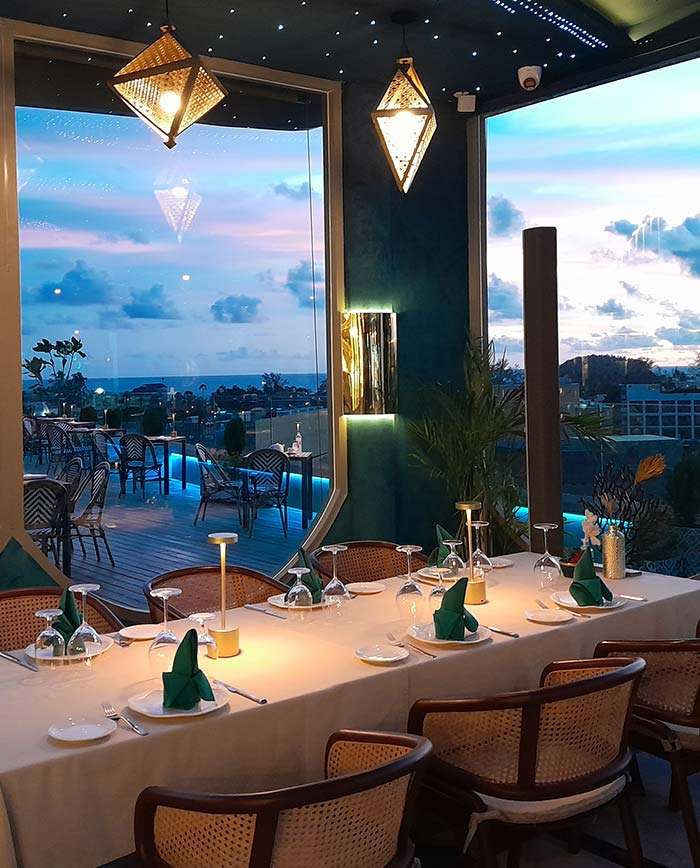 Fine Dining in Phuket on the Romantic Moon Terrace