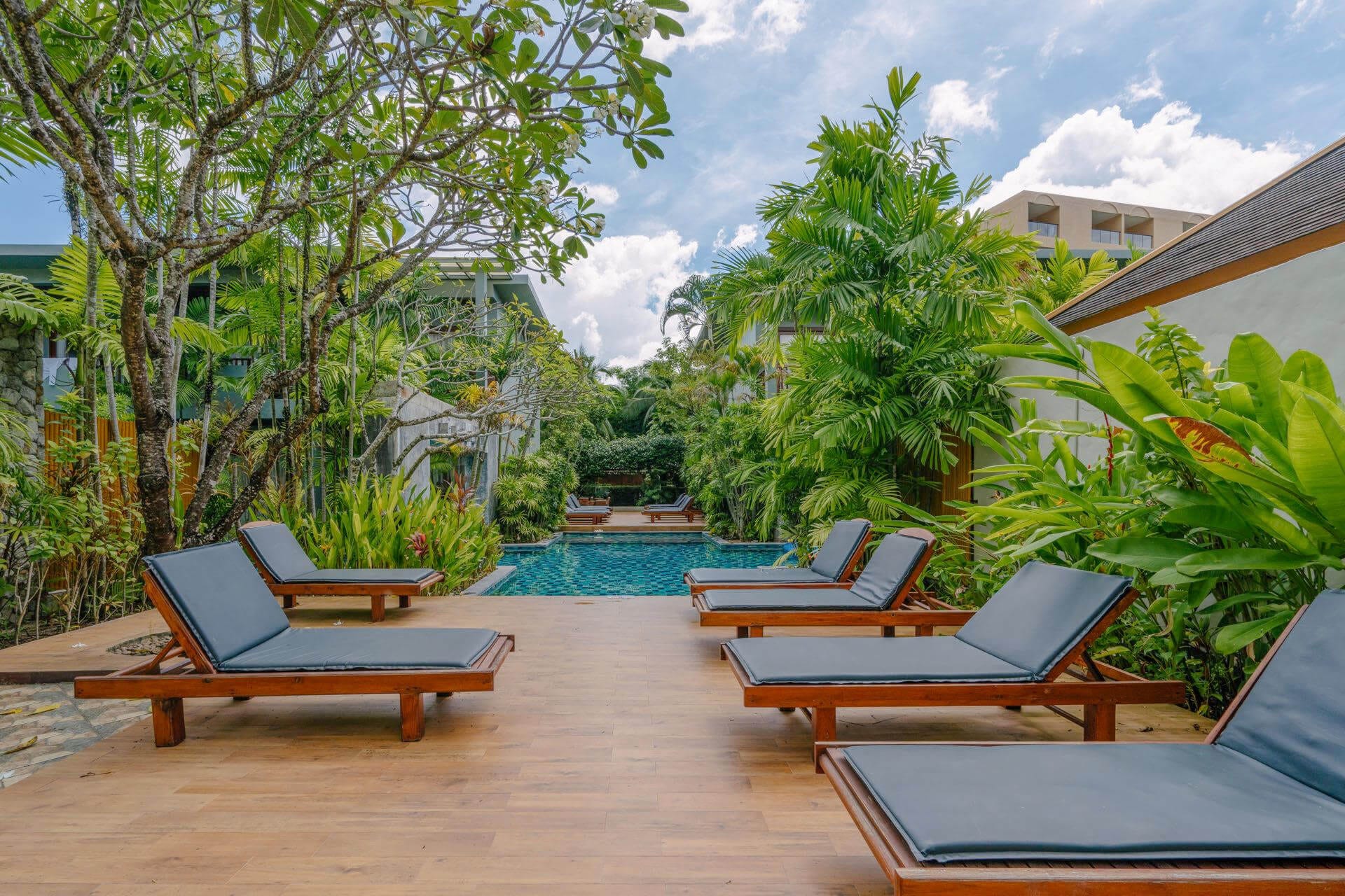 Contemporary resort room at Metadee Concept Hotel in Phuket