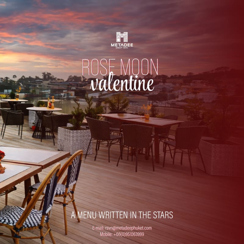Romantic Dinner @ Moon Terrace Rooftop Restaurant