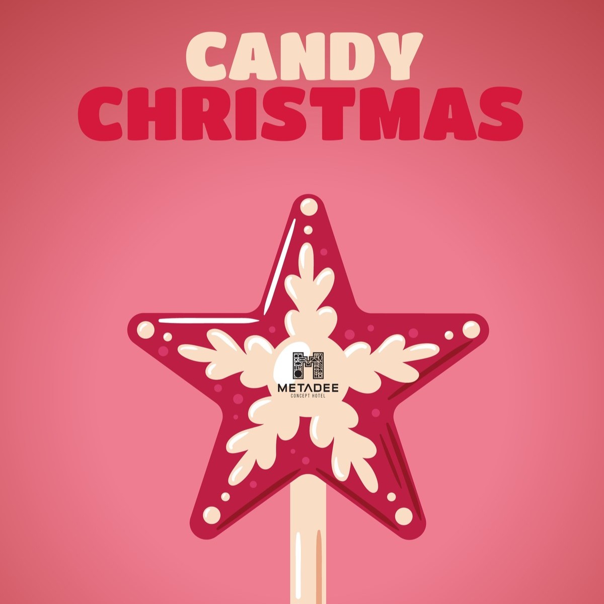 Candy Christmas Eve 2026 celebration at Metadee Concept Hotel Phuket