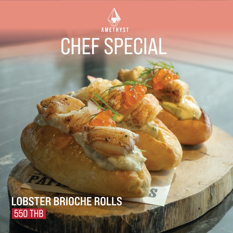 Lobster Brioche Rolls - Tribuste to Phuket Lobster Festival