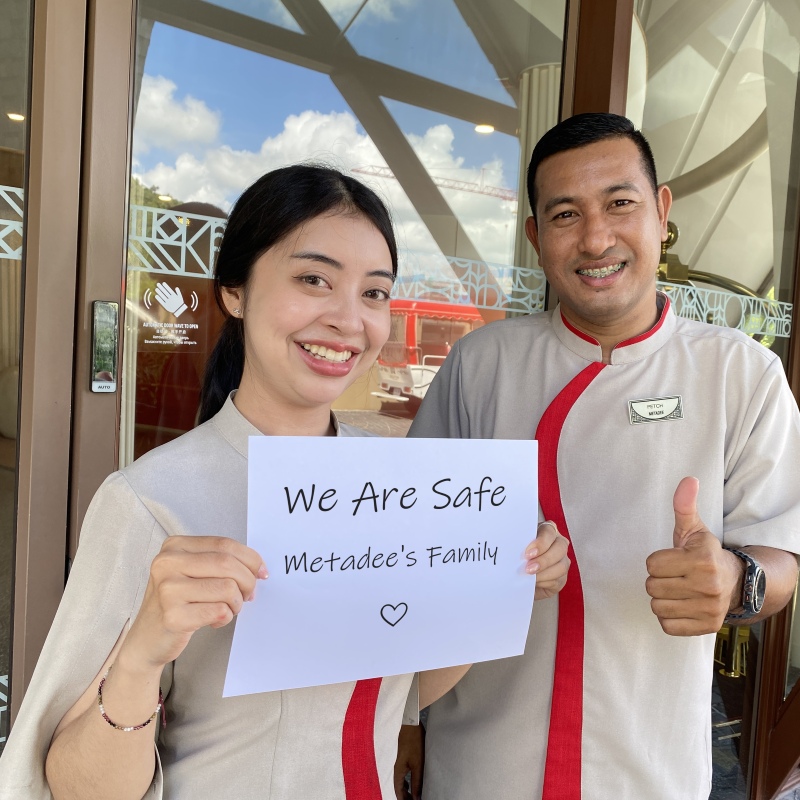Metadee Concept Hotel is safe and operating normally during Phuket flooding