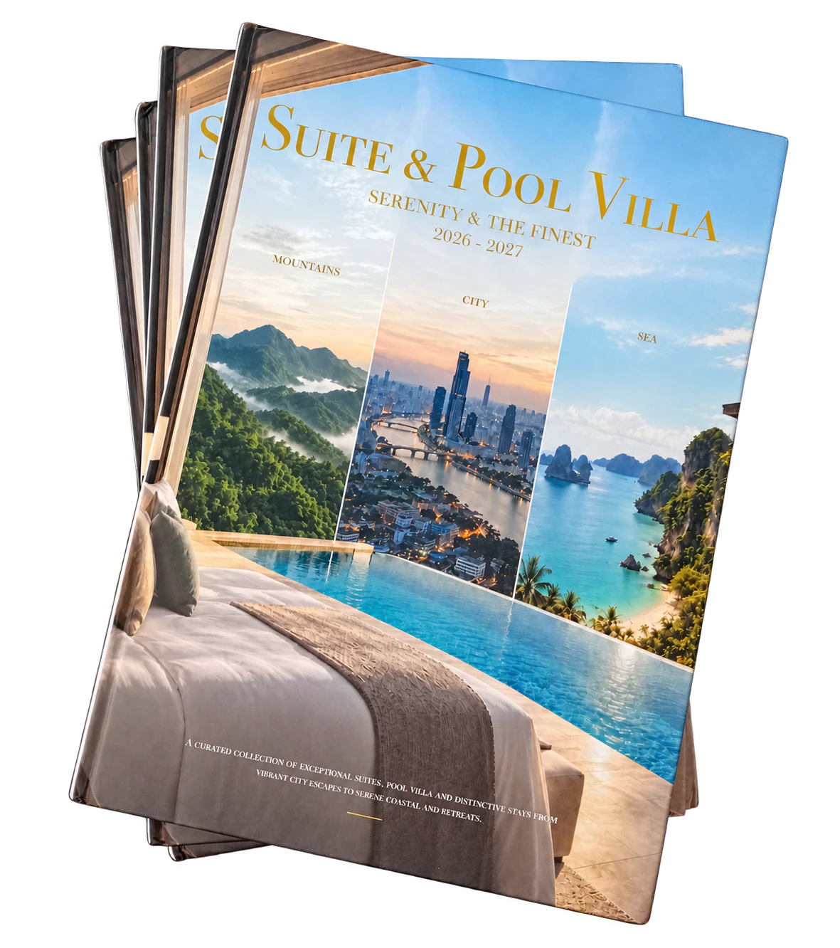 Stacked copies of Suite and Pool Villa 2026–2027